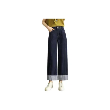 HIPPIEMISS Jeans Women's Normal Washed Blue