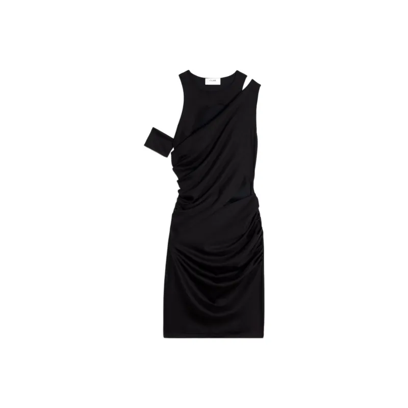 CELINE SS23 Sleeveless Dress Women's Black-0
