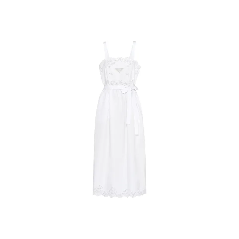 PRADA Slip Dresses Women's White-0