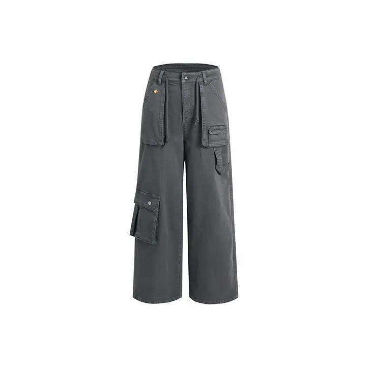 LIUREGALI Jeans Women's Gray-0
