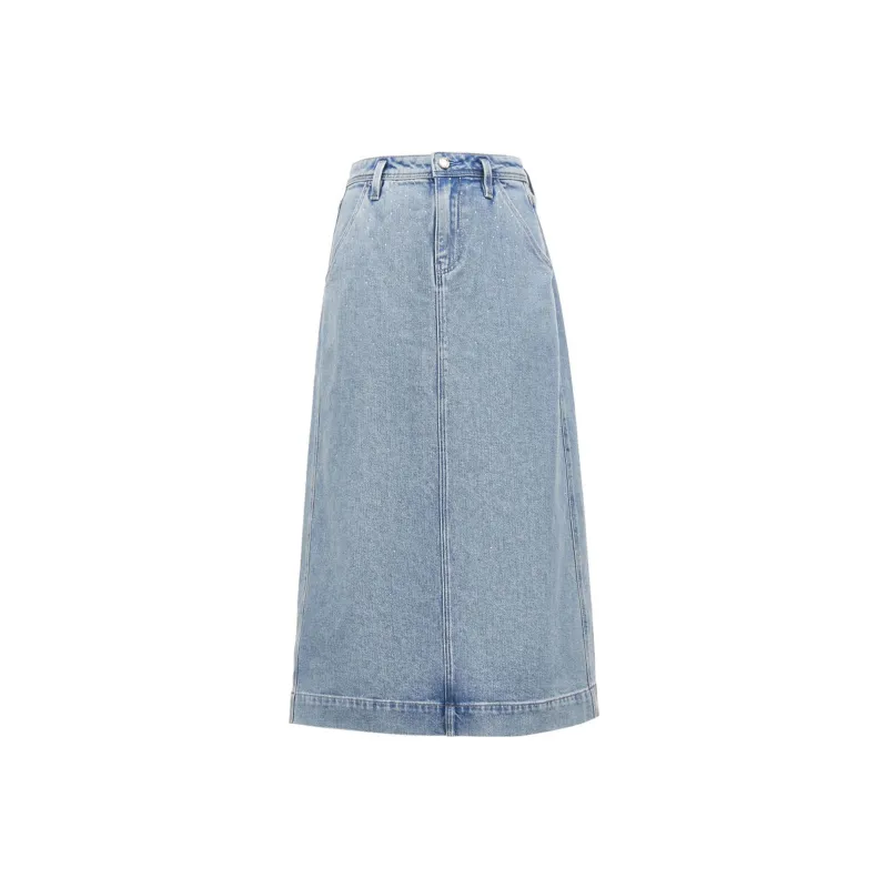 ONLY Denim Long Skirts Women's-4