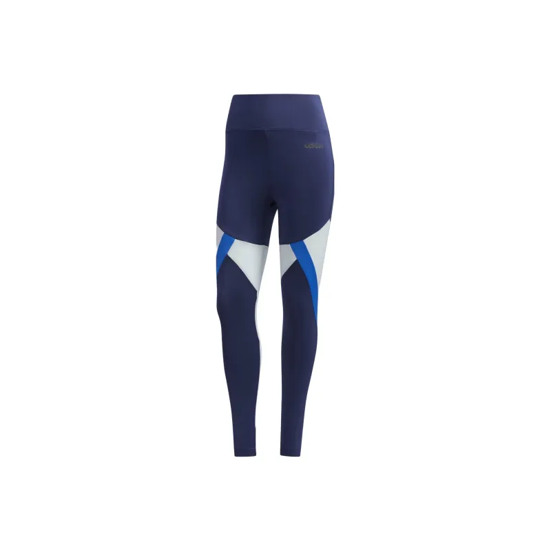 Adidas Colorblock Leggings Women's Blue-0