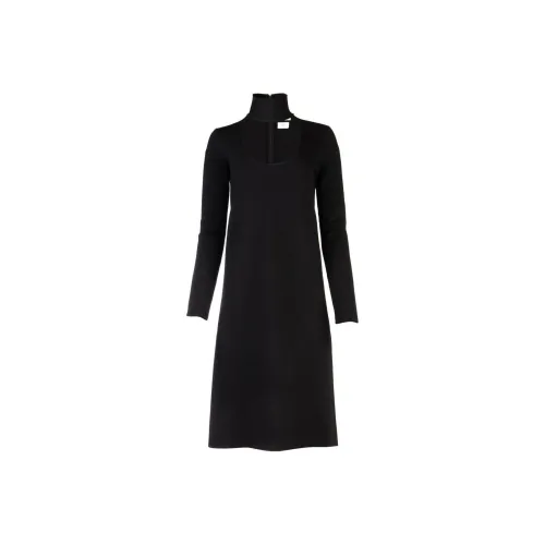 Bottega Veneta Long Sleeved Dresses Women's Black