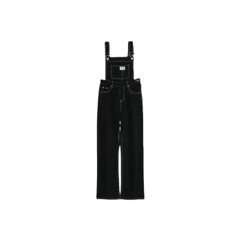 CHARM PICK Overalls Women's Black