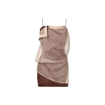 Y/Project Sleeveless Dresses Women's Brown