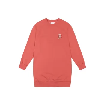 MLB Long Sleeved Dresses Women's Peach Pink