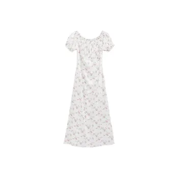 Bebe SS24 Short Sleeved Dresses Women's White Flower