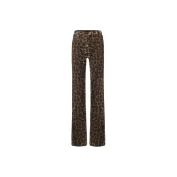 R13 Flared Patterned Designer Jeans