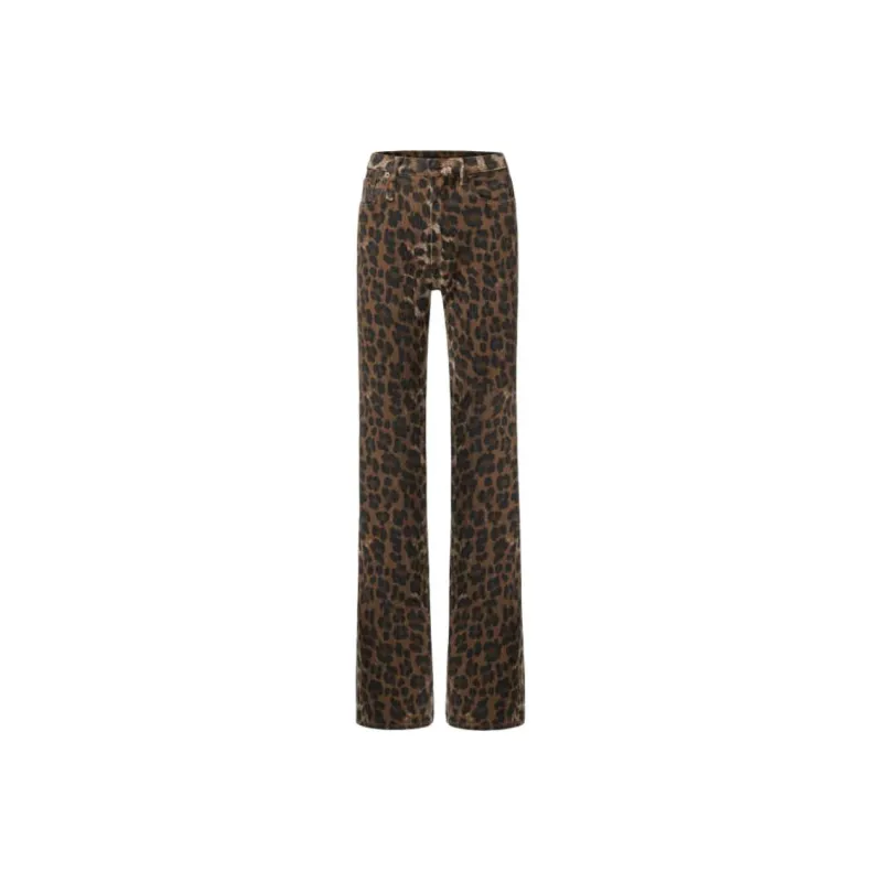 R13 Flared Patterned Designer Jeans-0