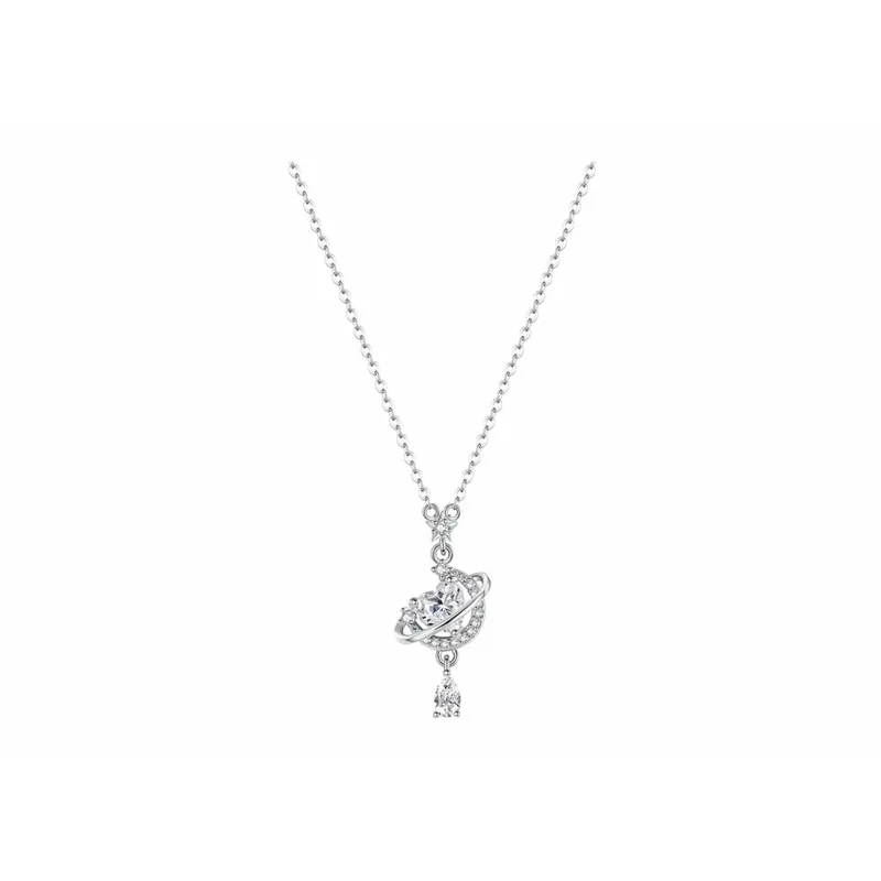 CHINA GOLD S999 Fine Silver Necklaces Women's-0