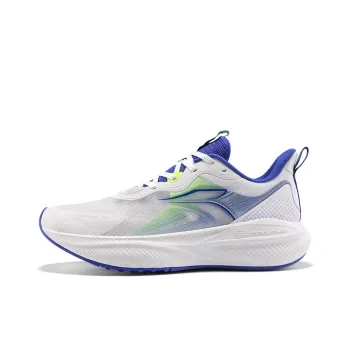 361° Slip Resistant And Breathable Low Top Casual Sprint Running Shoes Men's White Blue Green