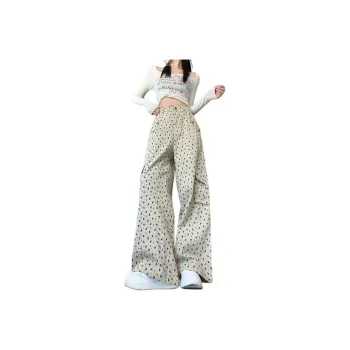 Mu Xiao Xin Casual Pants Women's Khaki