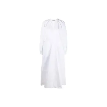 JIL SANDER Long Sleeved Dresses Women's White