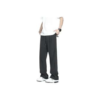 Fakeyoung Casual Pants Unisex Black