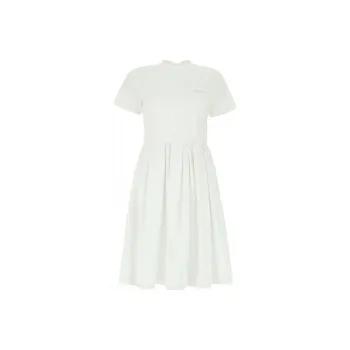 PRADA SS21 Short-Sleeved Dresses Women's White