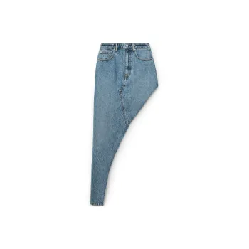 Alexander Wang Denim Long Skirts Women's Vintage Medium Blue