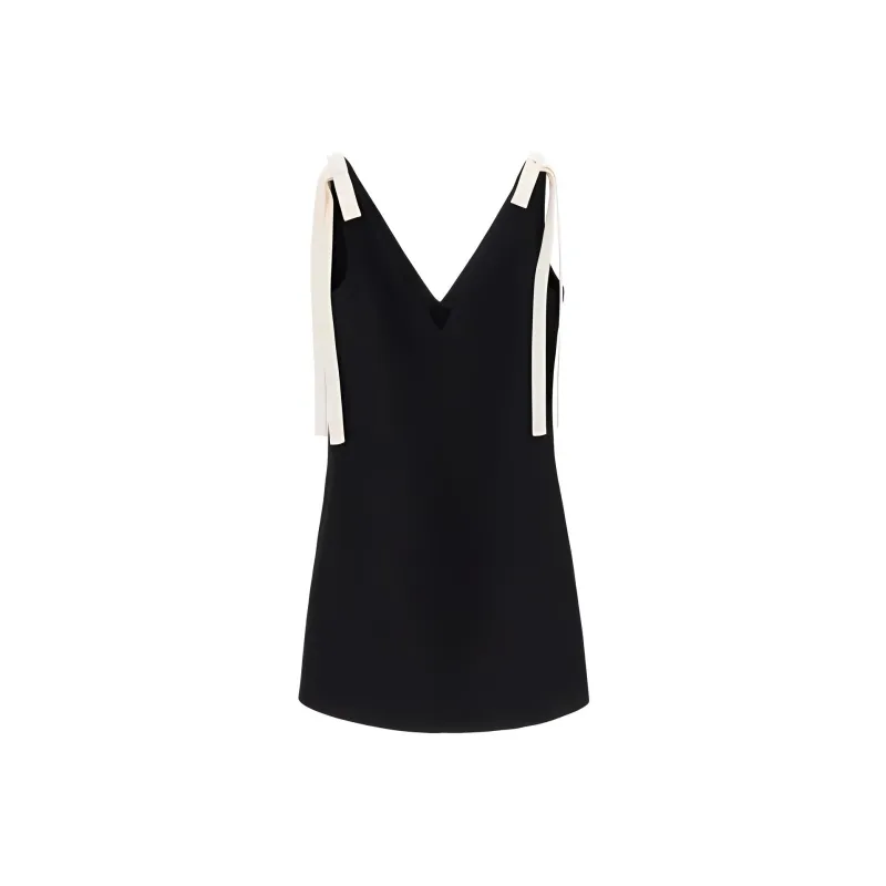 Valentino Sleeveless Dresses Women's Black-0
