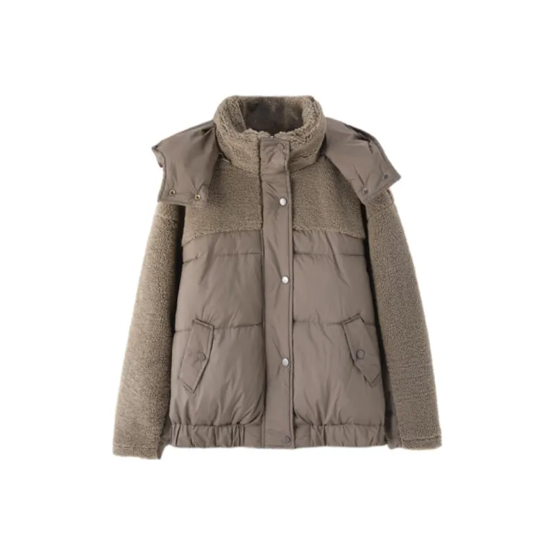 XWI Puffer Jacket Women's Camel Coffee-0