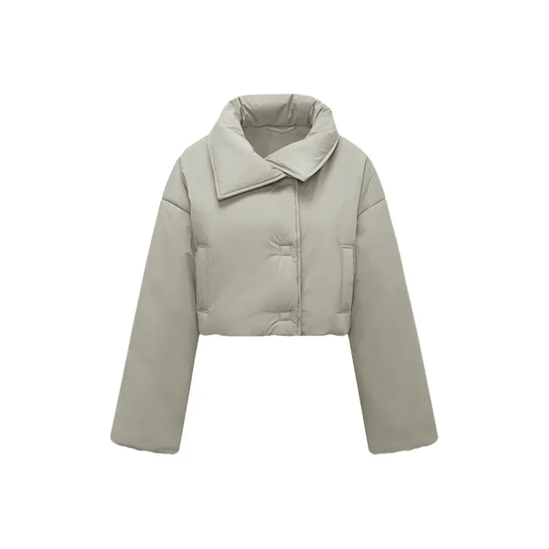 Rarely Alike Puffer Jacket Women's Light Green-0