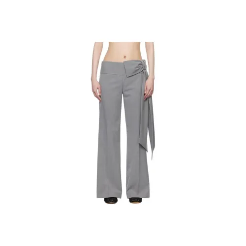 Sandy Liang Casual Pants Women's Light Gray