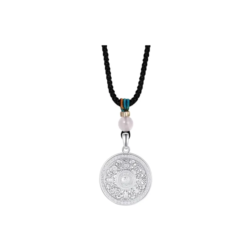 YUOFFICIAL 990 Silver Necklaces Unisex-0