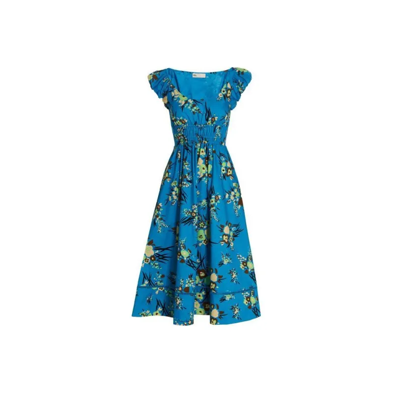 TORY BURCH Sleeveless Dresses Women's Blue-0