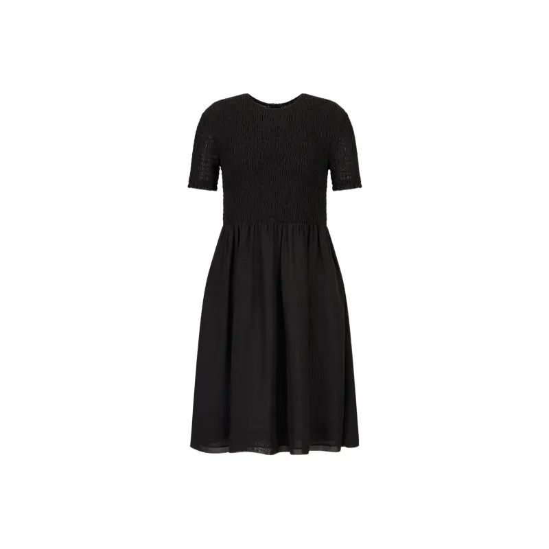 EMPORIO ARMANI Short Sleeved Dresses Women's Black-0