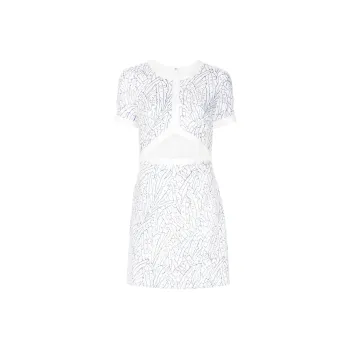 Staud Short-Sleeved Dresses Women's White