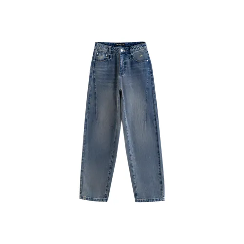 Initial Language Jeans Women's Stone Ground Smoky Dark Blue