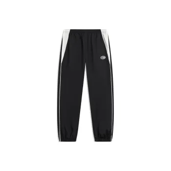 LiNing Sports Life Collection Knitted Sports Pants Women's Black