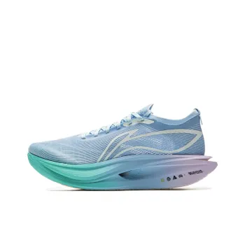 LiNing Flyco 5 ELITE Cushioning, Slip Resistant, Rebound Low Top Racing Running Shoes Unisex Blue