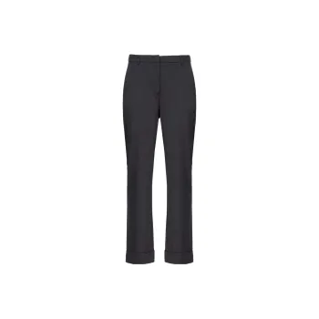 PINKO FW23 Pantaloni In Flanella Suit Trouser Women's Black