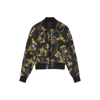 VERSACE Puffer Jacket Women's Black