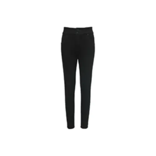 LOFT SHINE Pencil Pants Jeans Women's Black