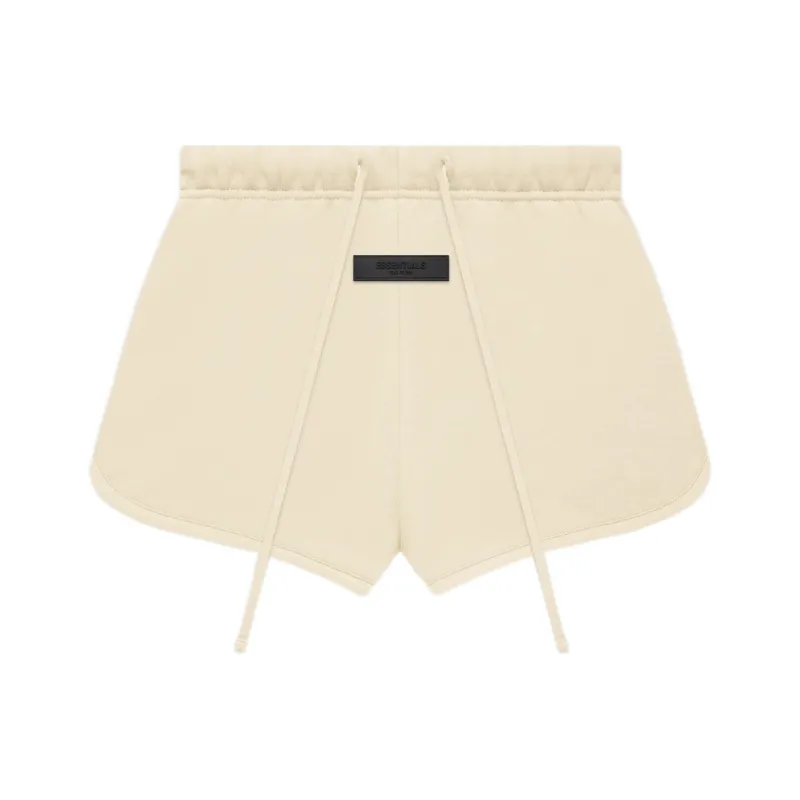 Fear Of God Essentials Women's Running Shorts Egg Shell-0