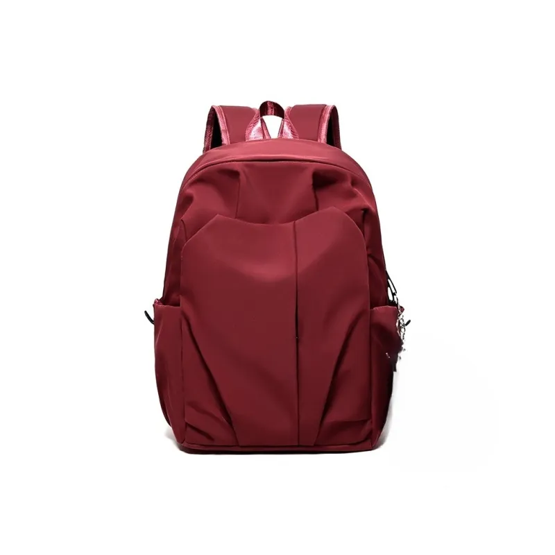 AIBAG Nylon Backpack Unisex White/Black/Gray/Red-9