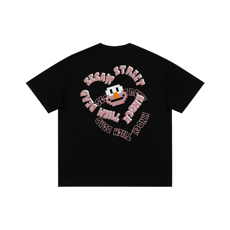 SESAME STREET T Shirt Unisex Black-0