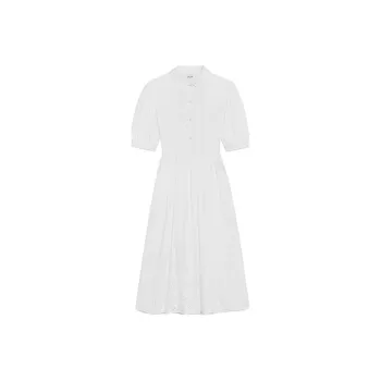 CELINE FW21 Long Sleeved Dress Women's White