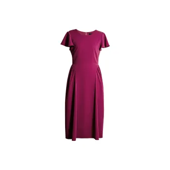 ROEYSHOUSE Short Sleeved Dresses Women's Rose Red