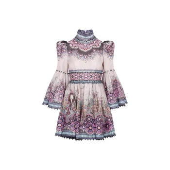 Zimmermann Long-Sleeved Dresses Women's Purple