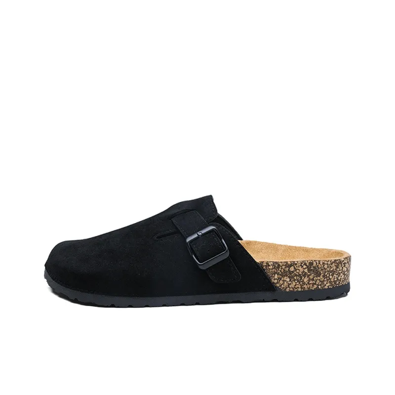 YUZHAOLIN EVA Rubber Sole Abrasion Resistant Slip Resistant Closed Toe Slippers Unisex-8