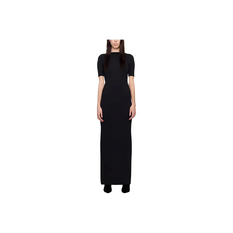 CALVIN KLEIN Short Sleeved Dress Women's Black-0
