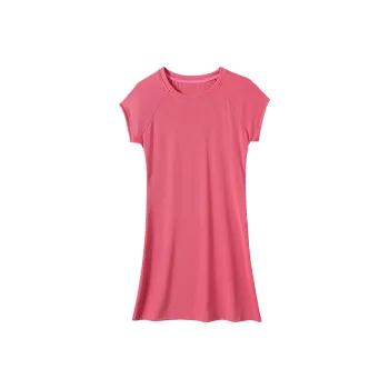 MRR&CO. Short Sleeved Dress Women's Raspberry Pink