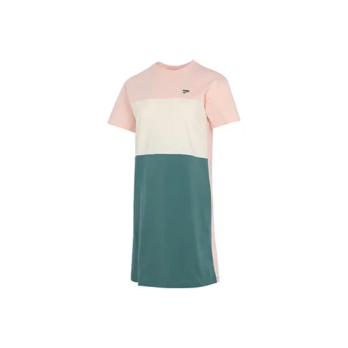 PUMA Short Sleeved Dresses Women's Light Pink
