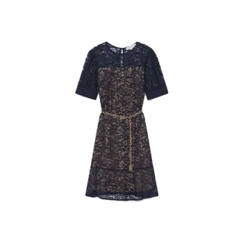 MICHAEL KORS Short-Sleeved Dresses Women's Navy Blue
