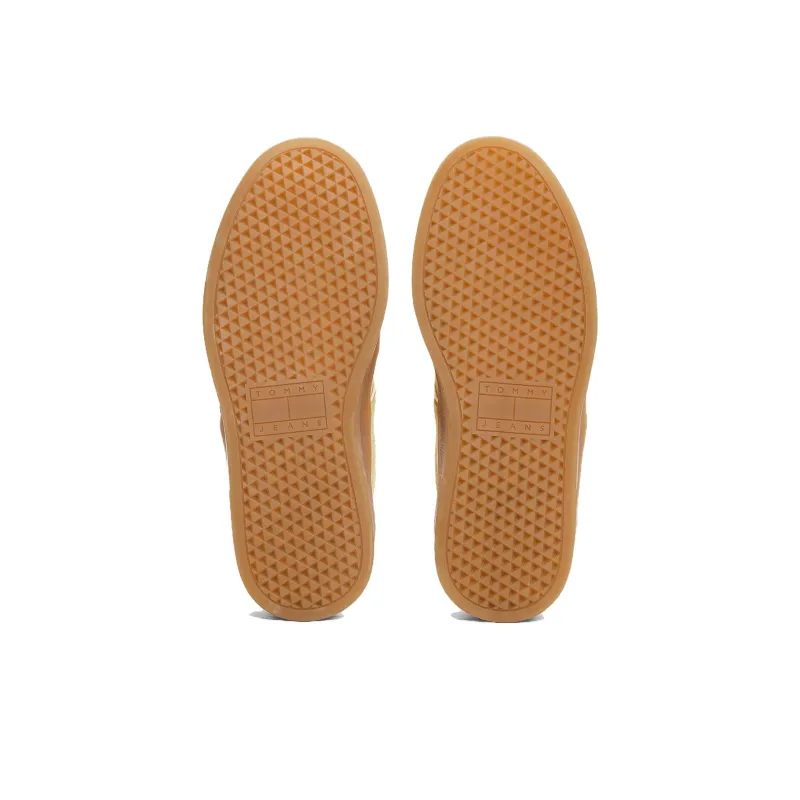 Tommy Hilfiger Trainers Greenwich Low Top Skateboard Shoes Women's Yellow-5