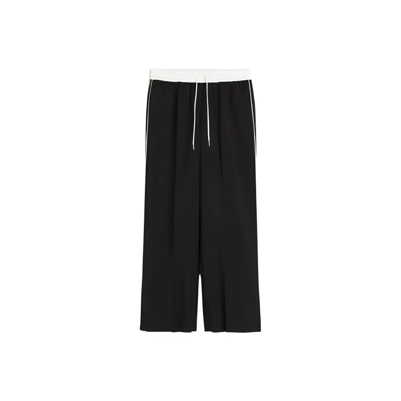 H&M Casual Pants Women's Black/White-0
