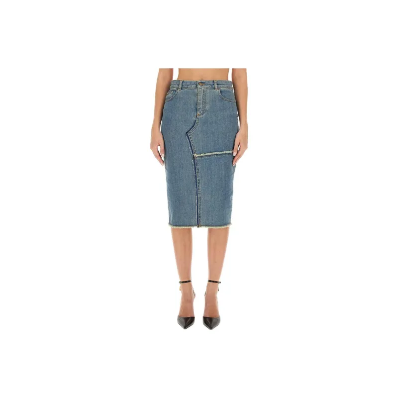 TOM FORD Denim Midi Skirt-0