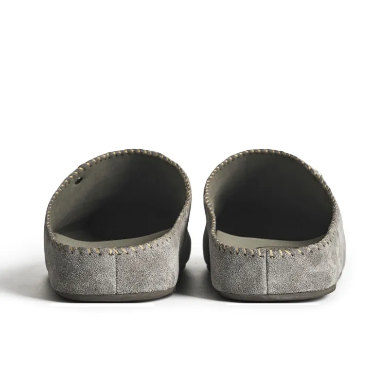 PIPG Rubber Sole Abrasion Resistant Slip Resistant Antibacterial Closed Toe Slippers Men's-4