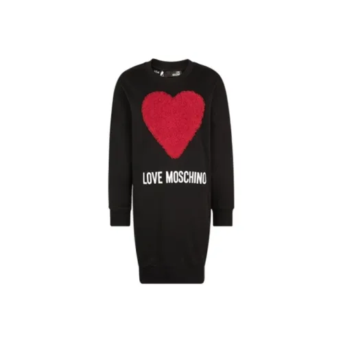LOVE MOSCHINO Long-Sleeved Dresses Women's Black